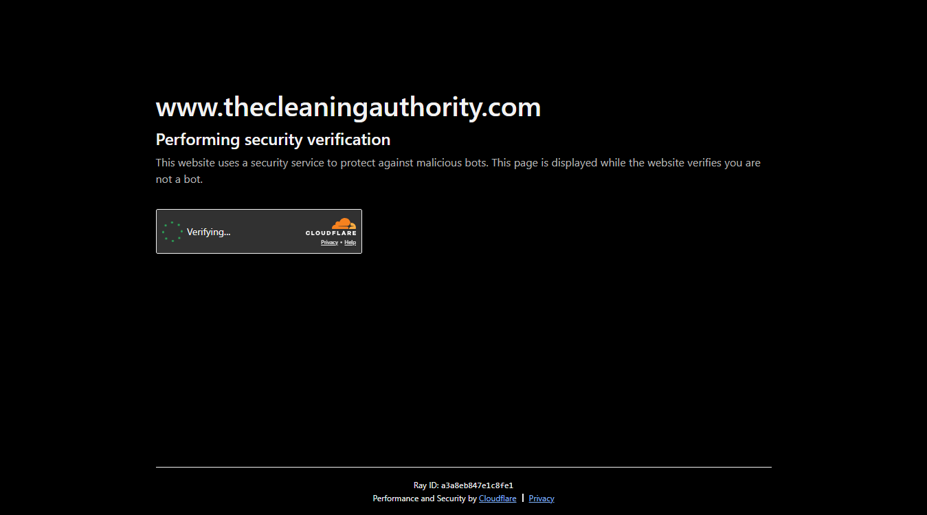 Website screenshot for The Cleaning Authority - Northwest Valley